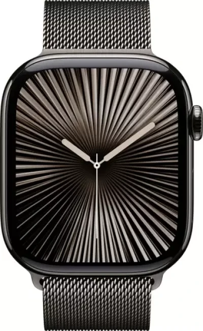 Умные часы Apple Watch Series 10 LTE 46 мм (титановый корпус, сланец/сланец, миланская петля S/M) - фото2