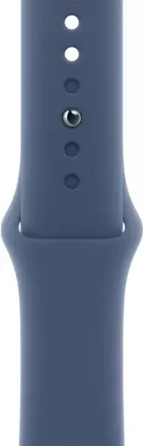 Умные часы Apple Watch Series 10 42 мм (алюминиевый корпус, серебристый/синий, спортивный силиконовый ремешок M/L) - фото3
