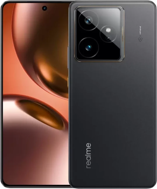 Смартфон Realme GT7 RMX5061 12GB/256GB международная версия (ледяной черный)