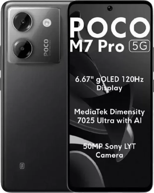 Смартфон POCO M7 Pro 5G 12GB/512GB международная версия (черный)