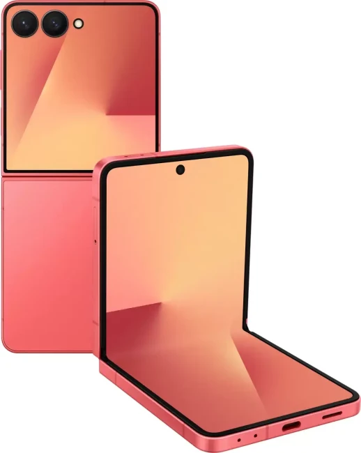 Смартфон Samsung Galaxy Z Flip7 SM-F766B 12GB/256GB (коралловый) - фото