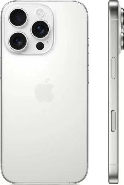 Смартфон Apple iPhone 16 Pro Dual SIM 256GB (белый титан) - фото2