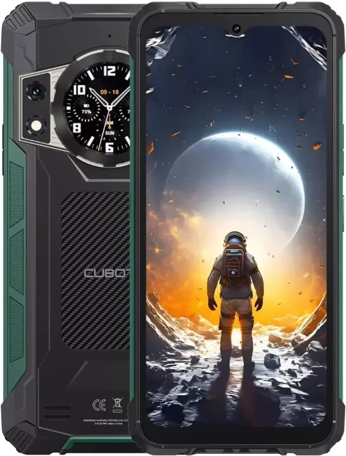 Смартфон Cubot KingKong Ace 2 6GB/128GB (черный/зеленый)