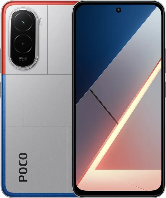 Смартфон POCO M7 4G 8GB/256GB международная версия (серебристый)