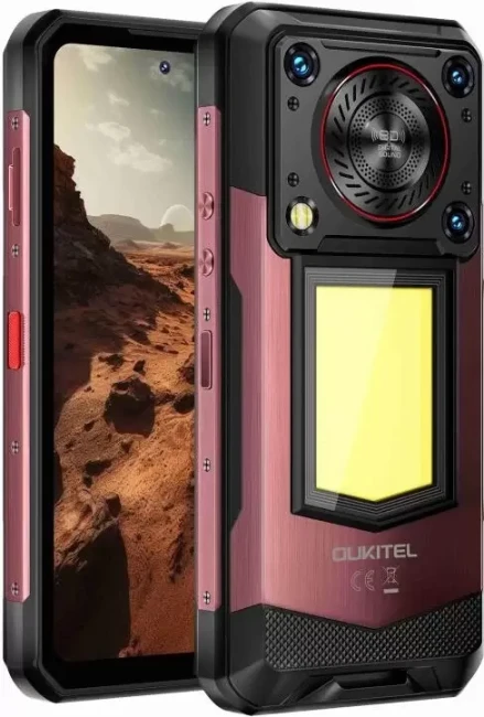 Смартфон Oukitel WP56 12GB/512GB (черный/красный) - фото2