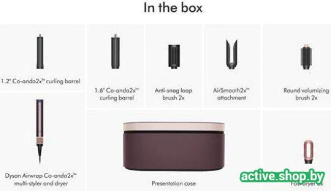 Фен-стайлер Dyson Airwrap Co-anda2x HS09 598788-01 (евровилка, яшмовая слива) - фото7