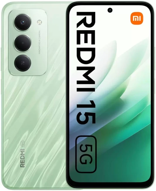 Смартфон Redmi 15 5G 4GB/128GB европейская версия (зеленый)
