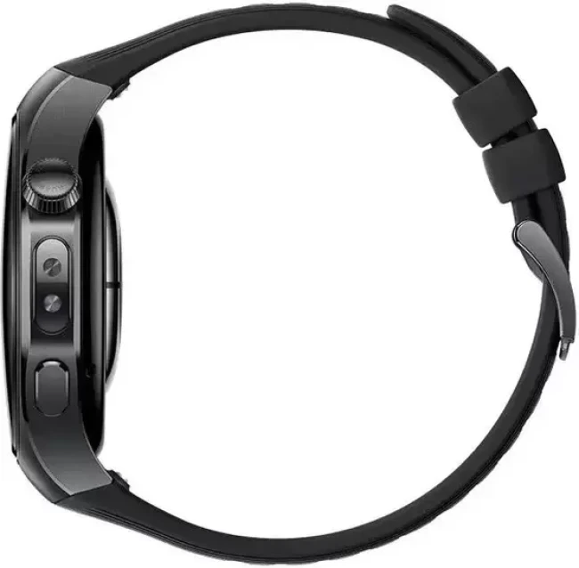 Умные часы Huawei Watch 5 46 мм (черный, с черным силиконовым ремешком, международная версия) - фото6