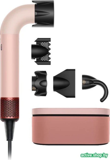 Фен Dyson HD17 Supersonic r Straight+Wavy (розовый канзан)
