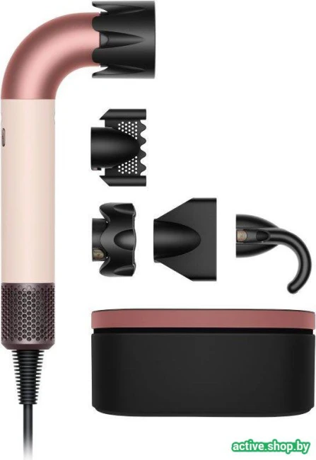 Фен Dyson HD17 Supersonic r Straight+Wavy (керамический розовый/розовое золото)