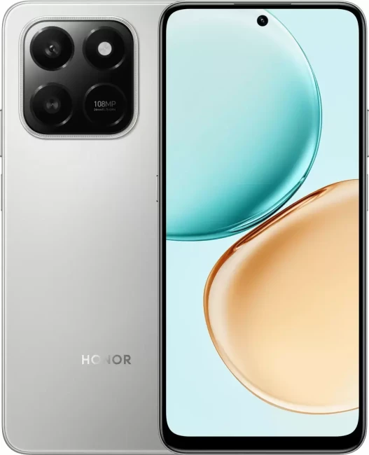 Смартфон HONOR X7d LGN-LX1 6GB/128GB международная версия (метеорное серебро) - фото