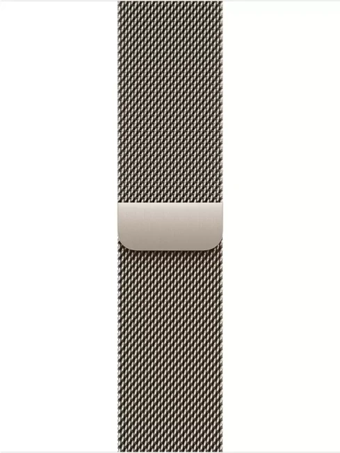 Умные часы Apple Watch Series 11 LTE 42 мм (титановый корпус, золотистый/природный, миланская петля) - фото3