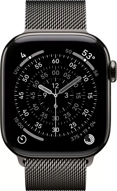 Умные часы Apple Watch Series 11 LTE 46 мм (титановый корпус, сланец/сланец, миланская петля) - фото2