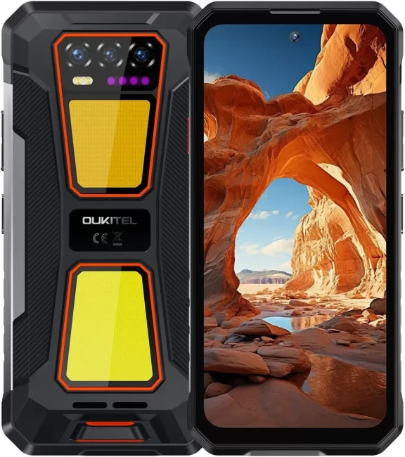 Смартфон Oukitel WP58 Pro 8GB/128GB (черный/оранжевый)