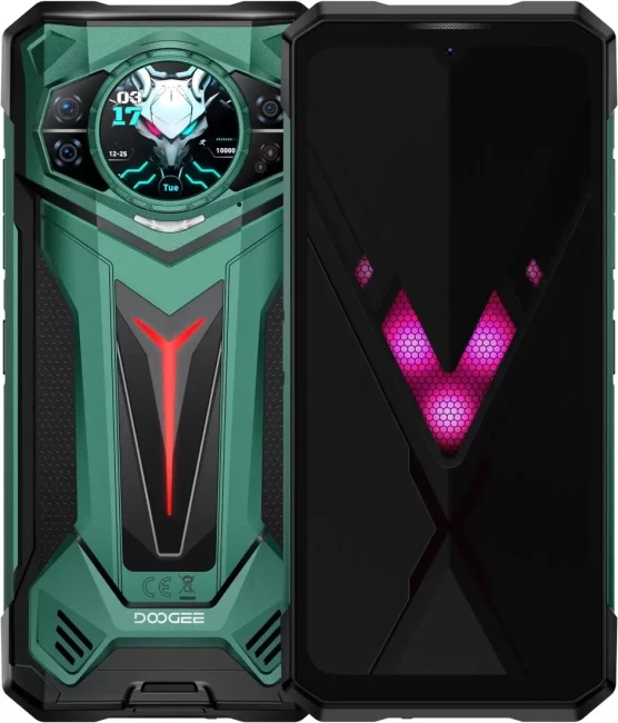 Смартфон Doogee S200 Ultra 12GB/1TB (черный/зеленый)