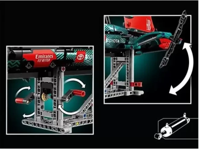 Конструктор LEGO Technic 42174 Яхта AC75 команды Emirates в Новой Зеландии - фото4