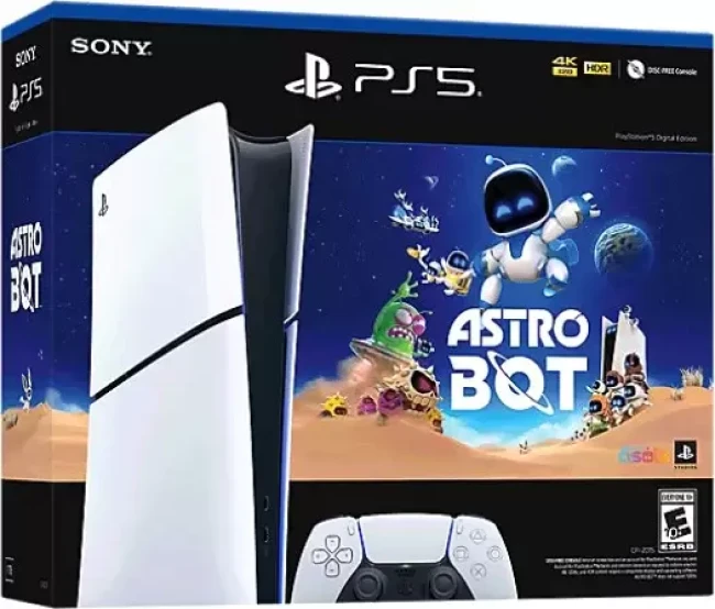 Игровая приставка Sony PlayStation 5 Slim Digital Edition Astro Bot Bundle