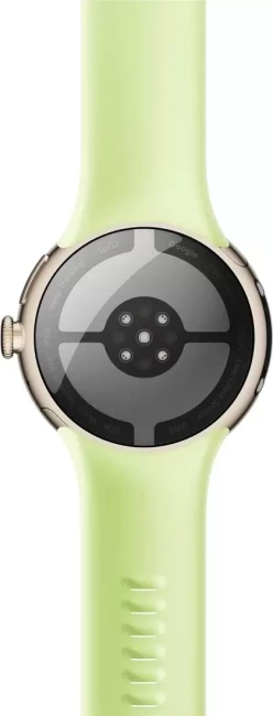 Умные часы Google Pixel Watch 4 41 мм (глянцевый золотистый/лемонграсс, спортивный силиконовый ремешок) - фото5