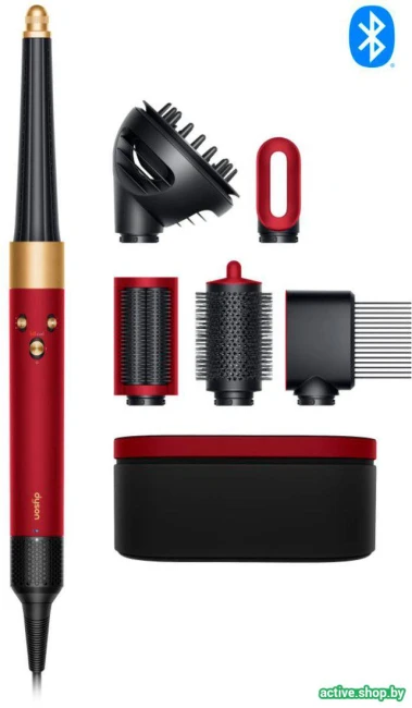 Фен-стайлер Dyson Airwrap Complete Long HS08 i.d. Diffuser (красный бархат/золотой) - фото