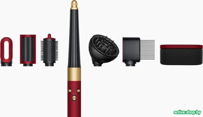 Фен-стайлер Dyson Airwrap Complete Long HS08 i.d. Diffuser (красный бархат/золотой) - фото2