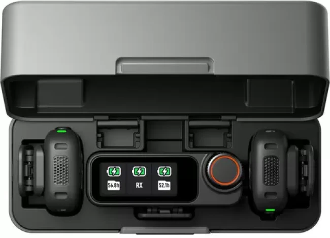 Радиосистема DJI Mic 3 (2TX + 1RX + Charging Case, черный) - фото4