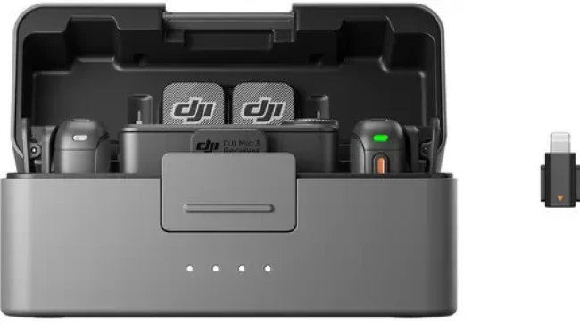 Радиосистема DJI Mic 3 (2TX + 1RX + Charging Case, черный) - фото6