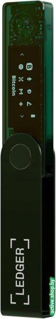 Аппаратный криптокошелек Ledger Nano X (темно-зеленый) - фото3