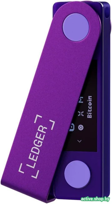 Аппаратный криптокошелек Ledger Nano X (фиолетовый аметист) - фото3