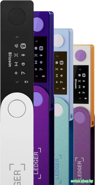 Аппаратный криптокошелек Ledger Nano X (фиолетовый аметист) - фото6