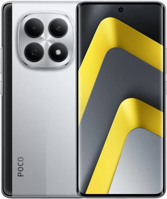 Смартфон POCO M8 5G 8GB/512GB международная версия (серебристый) - фото