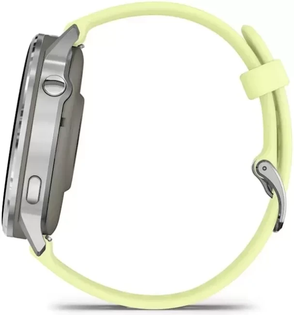 Умные часы Garmin Venu 4 45 мм (серебристый/желтый) - фото3