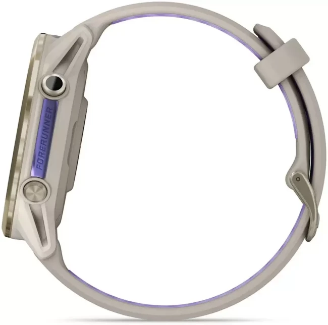 Умные часы Garmin Forerunner 970 47 мм (бежевый/фиолетовый) - фото4