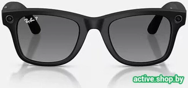Умные очки Ray-Ban Meta Wayfarer Gen 2 RW4012 (черный матовый/графитовый) - фото2