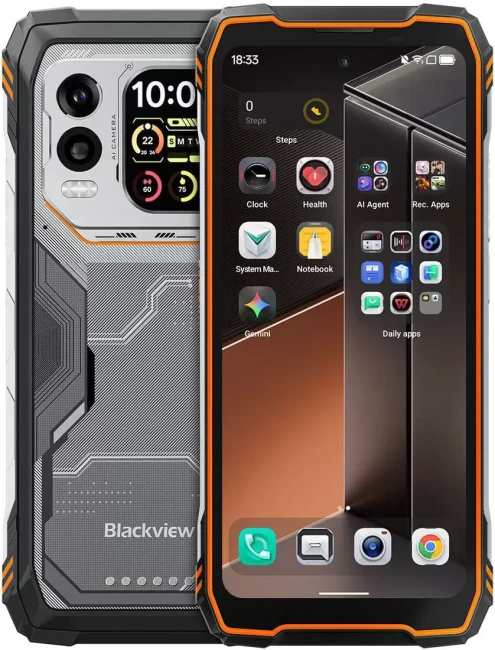 Смартфон Blackview Xplore 1 Pro 12GB/256GB (черный/оранжевый) - фото