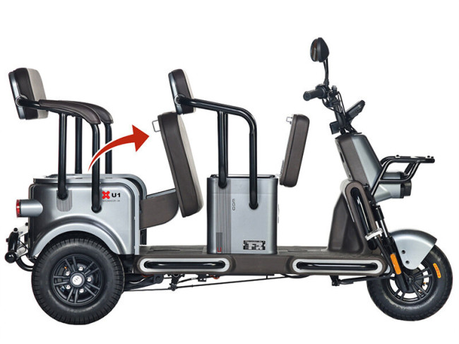 Электротрицикл Wanshida U1-X 60V 800W - фото5