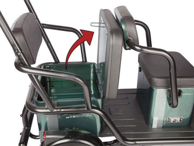 Электротрицикл Wanshida NIPLA 500 60V 1000W - фото6