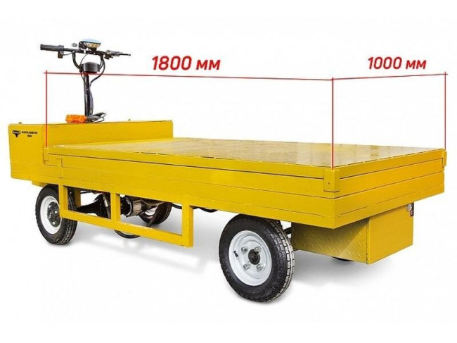 Платформенная электротележка RuTrike ПЛИТА ЛИФТЕР 1800 - фото9