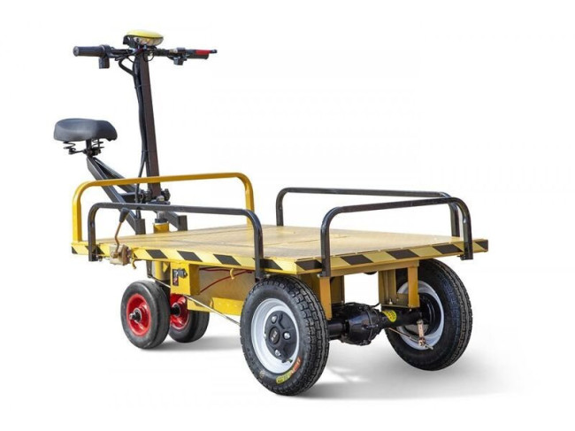 Платформенная тележка электрическая RuTrike ХОППЕР - фото