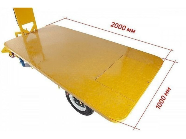 Платформенная электрическая тележка RuTrike ПЛИТА 2000 - фото5