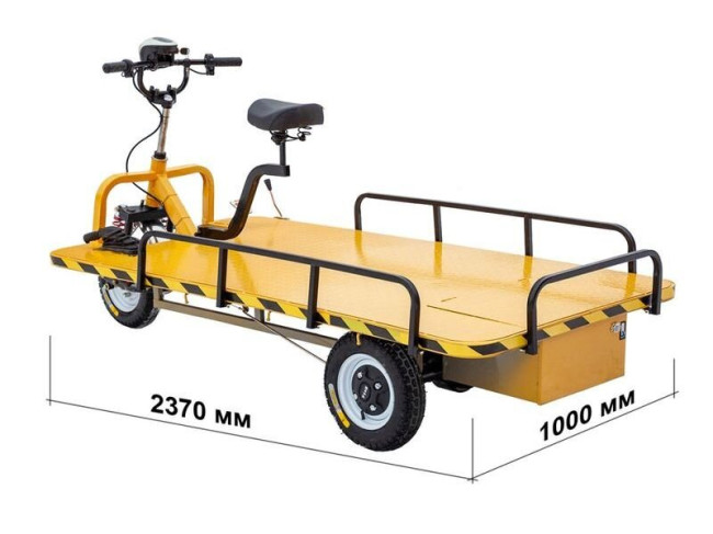 Платформенная тележка электрическая RuTrike ТАКСА ВАЙД - фото7