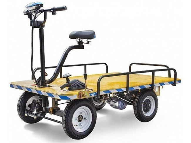 Платформенная электрическая тележка RuTrike СКЛАД 1500 New - фото