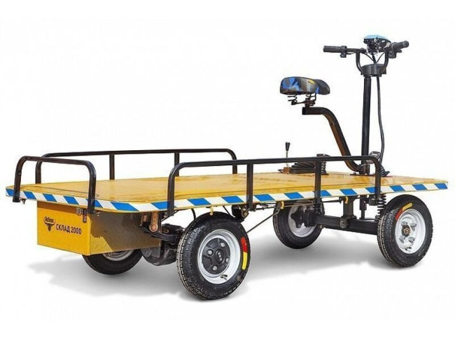 Платформенная тележка электрическая RuTrike СКЛАД 2000 NEW - фото