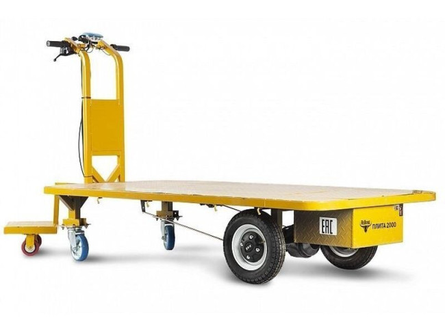 Платформенная электрическая тележка RuTrike ПЛИТА 2000 - фото