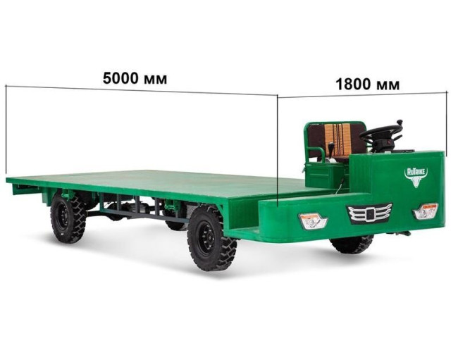 Платформенная тележка электрическая RuTrike БАЗА - фото3