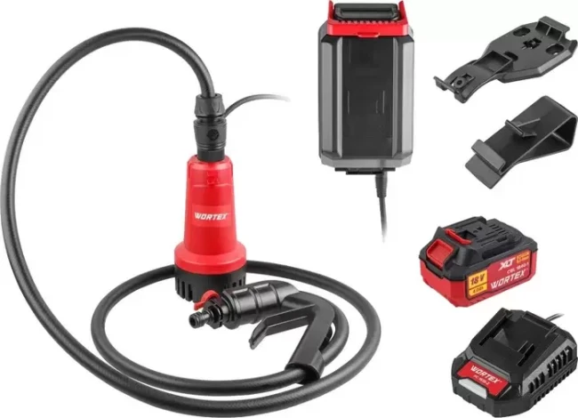 Дренажный насос Wortex WP 1820 ALL1 XLT Set 1334870 (с 1-им АКБ) - фото