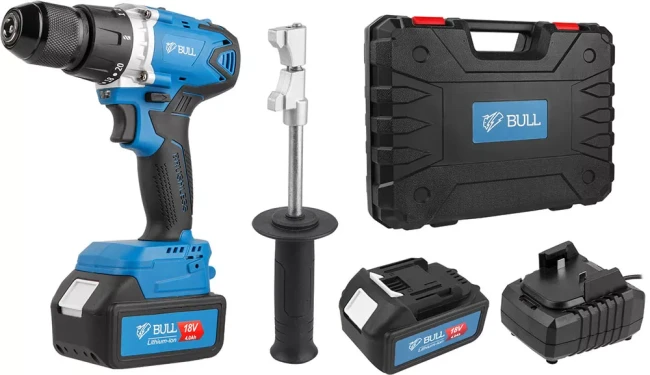 Дрель-шуруповерт Bull SR 1802 XLTpro - фото