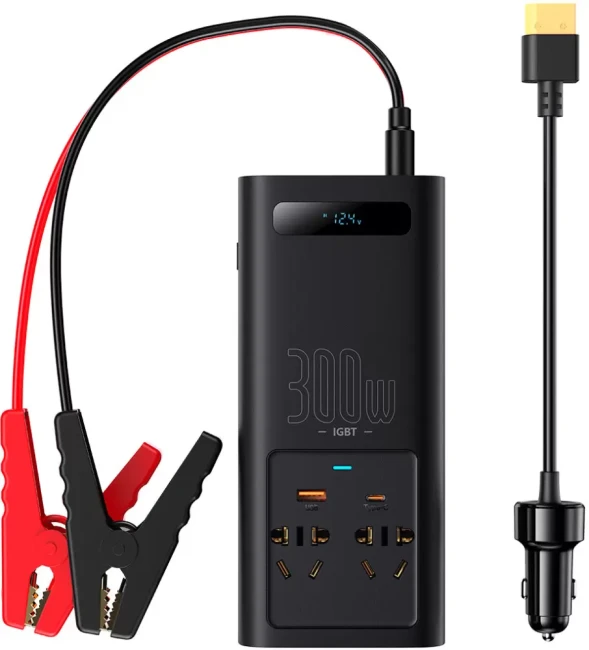 Автоинвертор Baseus IGBT Power Inverter 300W - фото2