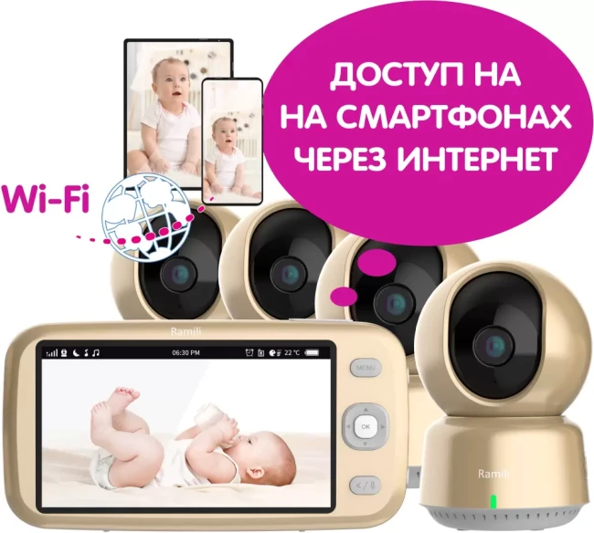 Видеоняня Ramili Baby RV1600X4 - фото2