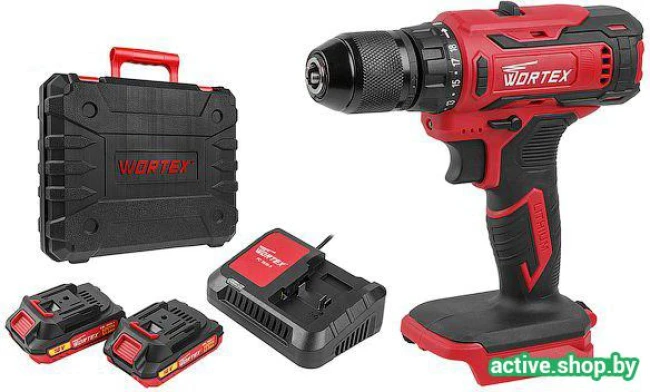 Дрель-шуруповерт Wortex BD 1820-1 Li 0329209 - фото