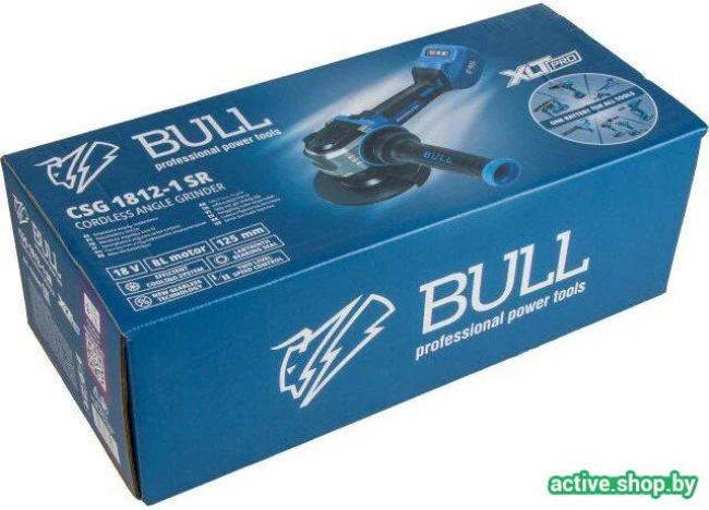 Угловая шлифмашина Bull CSG 1812-1 SR XLTpro SOLO 1333947 (без АКБ) - фото3